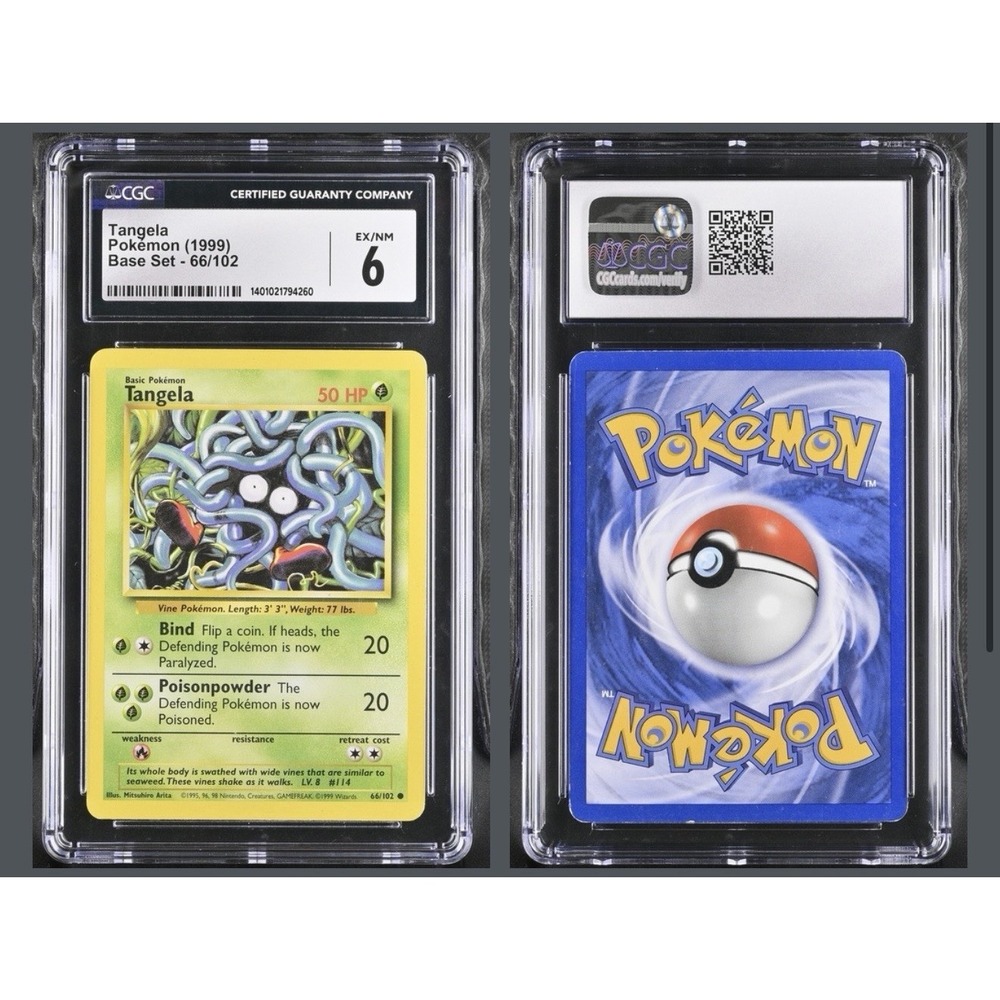 Tangela Pokemon (1999) Base Set - 66/102